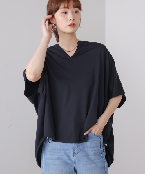Bou Jeloud(ブージュルード)の「クリアクールスキッパープルオーバー(Tシャツ/カットソー・レディース・オレンジ/ブルー/オフホワイト/ブラック/ブラウン・FREE)」の20枚目の写真