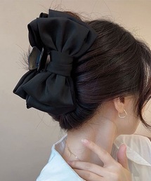 LUGG NAGG（ラグナグ）の「【LUGG NAGG/ラグナグ】サテン リボン ヘアクリップ（バレッタ/ヘアクリップ）」