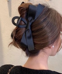 LUGG NAGG（ラグナグ）の「【LUGG NAGG/ラグナグ】サテン リボン ヘアクリップ（バレッタ/ヘアクリップ）」