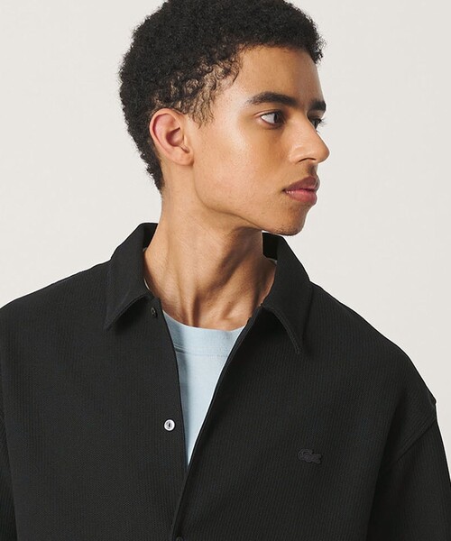 LACOSTE(ラコステ)の「<LACOSTE for BEAUTY&YOUTH>ワントーン ショートスリーブ シャツ(シャツ/ブラウス・メンズ・コバルトブルー/ダークブラウン/ブラック・S/L/XL/M)」の2枚目の写真