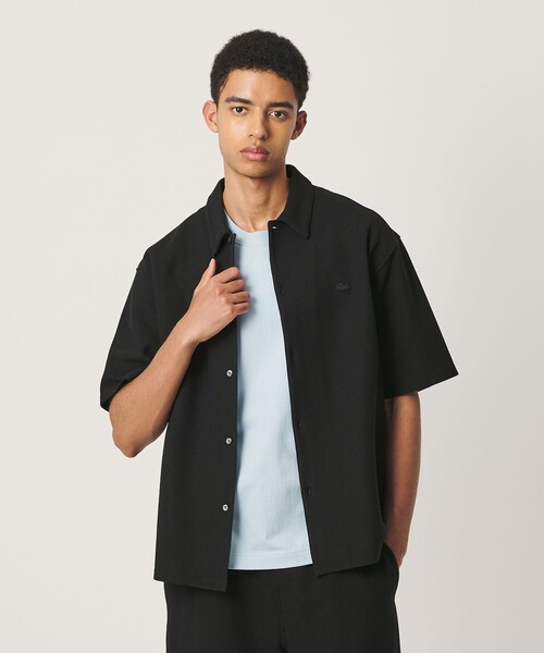 LACOSTE(ラコステ)の「<LACOSTE for BEAUTY&YOUTH>ワントーン ショートスリーブ シャツ(シャツ/ブラウス・メンズ・コバルトブルー/ダークブラウン/ブラック・S/L/XL/M)」の4枚目の写真