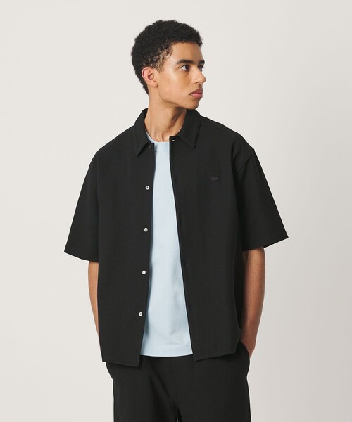 LACOSTE(ラコステ)の「<LACOSTE for BEAUTY&YOUTH>ワントーン ショートスリーブ シャツ(シャツ/ブラウス・メンズ・コバルトブルー/ダークブラウン/ブラック・S/L/XL/M)」の5枚目の写真