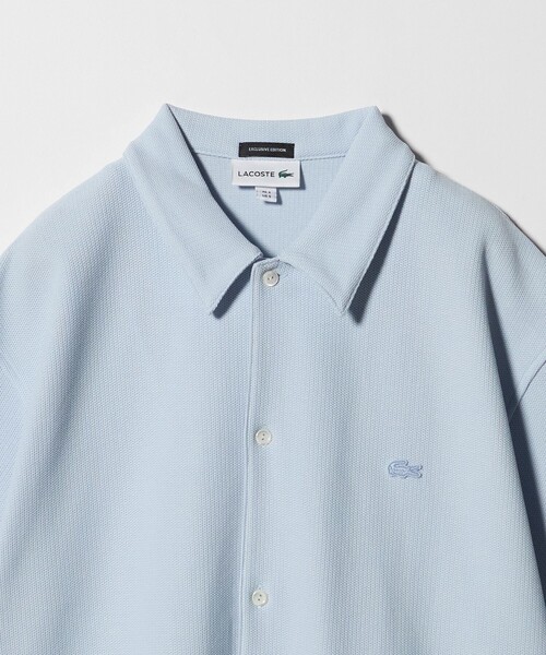 LACOSTE(ラコステ)の「<LACOSTE for BEAUTY&YOUTH>ワントーン ショートスリーブ シャツ(シャツ/ブラウス・メンズ・コバルトブルー/ダークブラウン/ブラック・S/L/XL/M)」の17枚目の写真