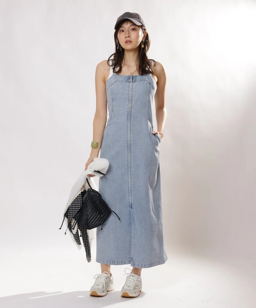 みーこ　JUSGLITTYペプラムキャミジャンスカ ジャスグリッティー JUSGLITTYペプラムキャミジャンスカ ジャスグリッティー - メルカリ