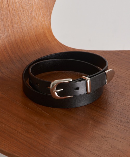 セール】【UNIVERSAL OVERALL】UO metal parts leather belt UV0941P