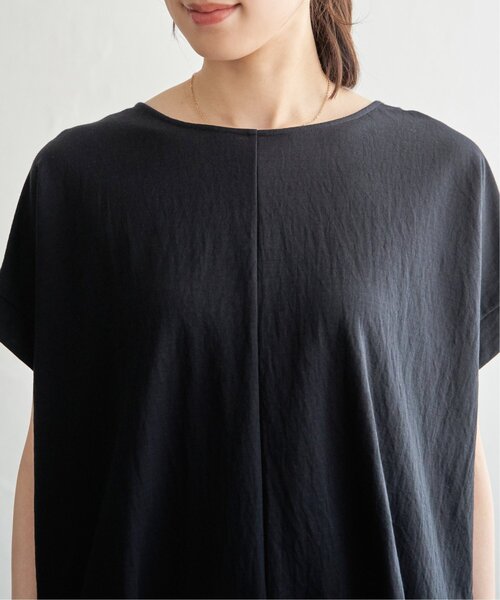 ikka(イッカ)の「【接触冷感】鹿の子センターシームタックプルオーバー(Tシャツ/カットソー・レディース・ライトブルー/ベージュ/ネイビー/マスタード/オリーブ/ブラウン系その他・M/L/S)」の14枚目の写真