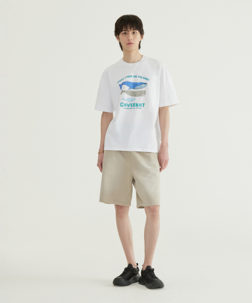 COVERNAT(カバーナット)の「Cロゴローハイエッジダイングスウェットショーツベージュ(その他パンツ・メンズ・その他・SMALL/MEDIUM/LARGE/X-LARGE)」の4枚目の写真