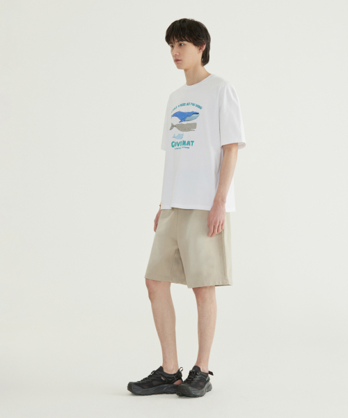 COVERNAT(カバーナット)の「Cロゴローハイエッジダイングスウェットショーツベージュ(その他パンツ・メンズ・その他・SMALL/MEDIUM/LARGE/X-LARGE)」の5枚目の写真