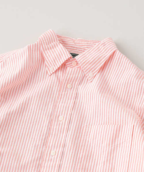 GITMAN VINTAGE（ギットマン ヴィンテージ）の「GITMAN VINTAGE ORANGE STRIPE SPRING OXFO（シャツ/ブラウス・メンズ・オレンジ・LARGE/MEDIUM）」の2枚目の写真