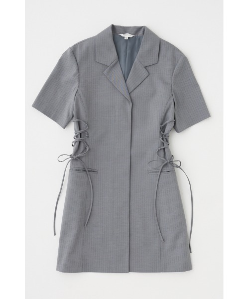 MOUSSY(マウジー)の「【EC・一部店舗限定】LACE UP TAILORED ドレス(ワンピース・レディース・ブルー系その他/グレー系その他・1/2)」の15枚目の写真