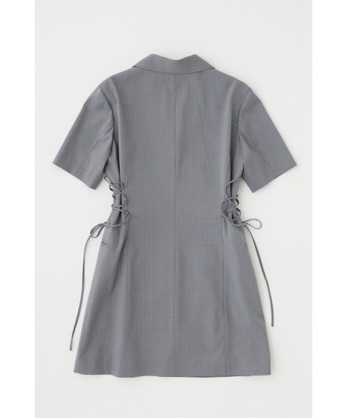 MOUSSY(マウジー)の「【EC・一部店舗限定】LACE UP TAILORED ドレス(ワンピース・レディース・ブルー系その他/グレー系その他・1/2)」の16枚目の写真