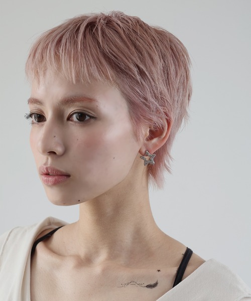 Ulysses(ユリシス)の「スターモチーフビジューピアス(ピアス(両耳用)・レディース・シルバー・F)」の18枚目の写真