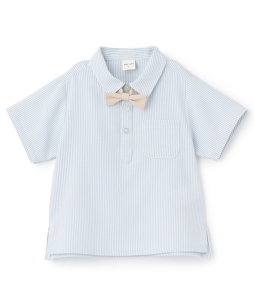 petit main(プティマイン)の「【WINDRY】タイつきシャツ(シャツ/ブラウス・キッズ・オフホワイト/ブルー・130cm/110cm/100cm/120cm/90cm)」の6枚目の写真