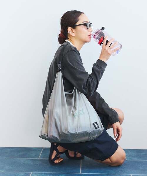 COBMASTER(コブマスター)の「Cobmaster × FREAK'S STORE/コブマスター × フリークスストア 別注 撥水PACKABLE SHOULDER パッカブル ショルダーバッグ(ショルダーバッグ・レディース・ブラック/グレー/ベージュ/ラベンダー・ONE SIZE)」の15枚目の写真