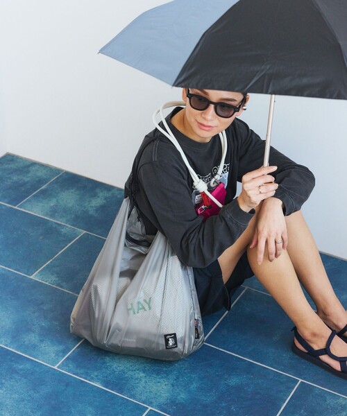 COBMASTER(コブマスター)の「Cobmaster × FREAK'S STORE/コブマスター × フリークスストア 別注 撥水PACKABLE SHOULDER パッカブル ショルダーバッグ(ショルダーバッグ・レディース・ブラック/グレー/ベージュ/ラベンダー・ONE SIZE)」の17枚目の写真