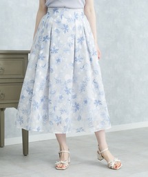 ASTORIA ODIER（アストリアオディール）の「オパール花柄フレアスカート（スカート）」