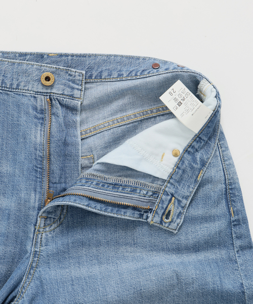 Spick & Span（スピックアンドスパン）の「5 1/2 8oz LOOSE WIDE DENIM（デニムパンツ・レディース・サックスブルー/ホワイト・26/27/28/29）」の9枚目の写真