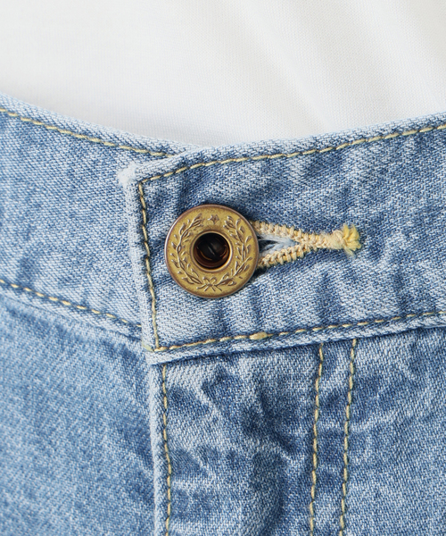 Spick & Span(スピックアンドスパン)の「5 1/2 8oz LOOSE WIDE DENIM(デニムパンツ・レディース・サックスブルー/ホワイト・26/27/28/29)」の17枚目の写真