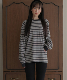 Vintage long sleeve tee_charcoal