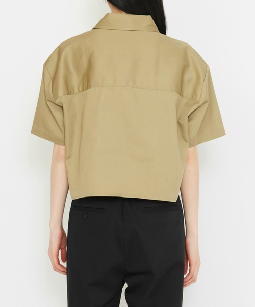 Dickies(ディッキーズ)の「Dickies/ディッキーズ ショート ワークシャツ(シャツ/ブラウス・レディース・レオパード/ブラック/ベージュ・LARGE/MEDIUM)」の22枚目の写真