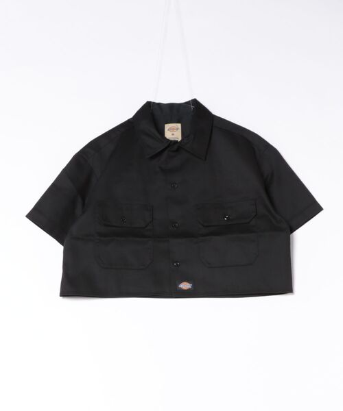 Dickies(ディッキーズ)の「Dickies/ディッキーズ ショート ワークシャツ(シャツ/ブラウス・レディース・レオパード/ブラック/ベージュ・LARGE/MEDIUM)」の6枚目の写真