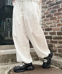 w closet | 【セットアップ対応/ドット/無地】ドロストトパンツ(その他パンツ)