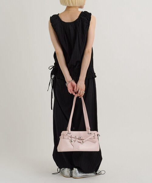 w closet(ダブルクローゼット)の「【セットアップ対応/ドット/無地】ドロストパンツ(その他パンツ・レディース・ホワイト系その他/オフホワイト/ブラック系その他/ブラック・SMALL/MEDIUM)」の19枚目の写真