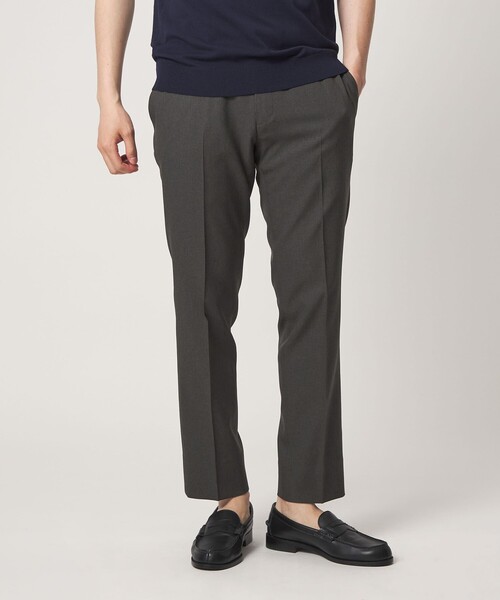 A DAY IN THE LIFE UNITED ARROWS(アデイインザライフユナイテッドアローズ)の「ドライ オックスフォード ストレッチ ノープリーツスラックス-ウォッシャブル-<A DAY IN THE LIFE>(スラックス・メンズ・グレー系/ダークグレー・XL/M/S/L)」の2枚目の写真