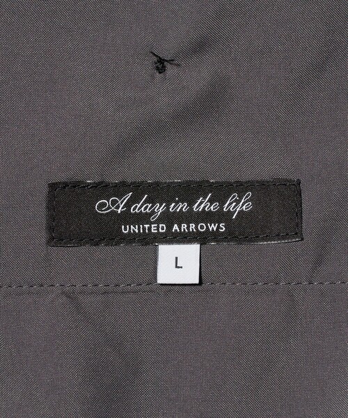 A DAY IN THE LIFE UNITED ARROWS(アデイインザライフユナイテッドアローズ)の「ドライ オックスフォード ストレッチ ノープリーツスラックス-ウォッシャブル-<A DAY IN THE LIFE>(スラックス・メンズ・グレー系/ダークグレー・XL/M/S/L)」の18枚目の写真