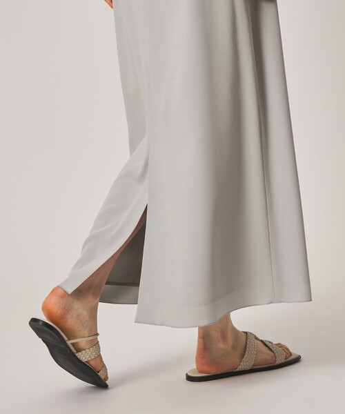 Steven Alan(スティーブンアラン)の「<Steven Alan>バックサテン ジョーゼット ロングスカート(スカート・レディース・ネイビー/ライトグレー・S/M)」の13枚目の写真