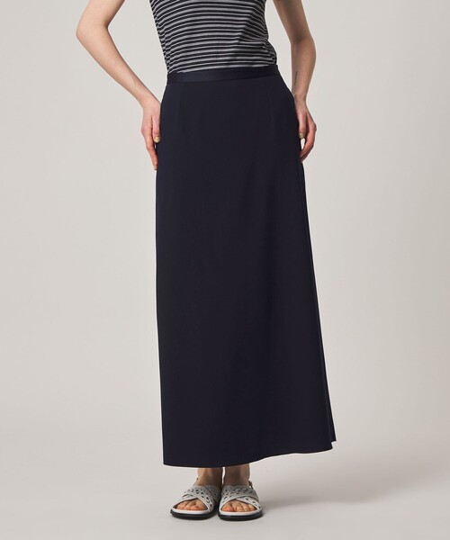Steven Alan(スティーブンアラン)の「<Steven Alan>バックサテン ジョーゼット ロングスカート(スカート・レディース・ネイビー/ライトグレー・S/M)」の14枚目の写真