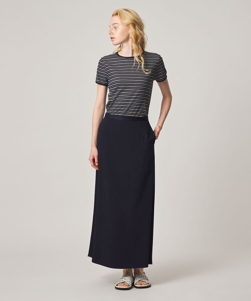 Steven Alan(スティーブンアラン)の「<Steven Alan>バックサテン ジョーゼット ロングスカート(スカート・レディース・ネイビー/ライトグレー・S/M)」の15枚目の写真