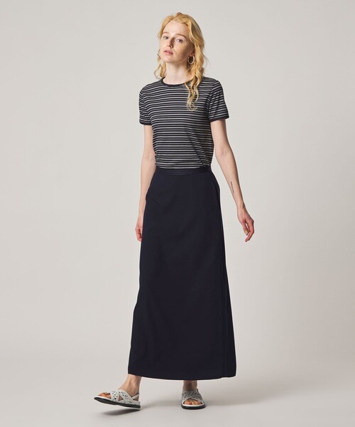Steven Alan(スティーブンアラン)の「<Steven Alan>バックサテン ジョーゼット ロングスカート(スカート・レディース・ネイビー/ライトグレー・S/M)」の16枚目の写真