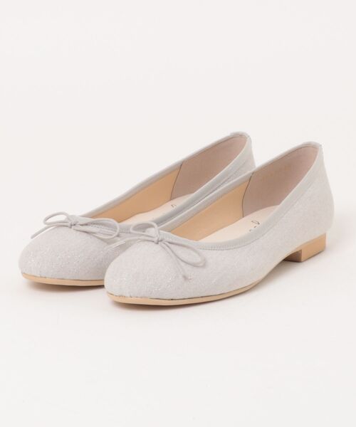 Bridget Birkin(ブリジットバーキン)の「【Bridget Birkin】ラウンドリボンバレエシューズ (51521B)(バレエシューズ・レディース・ブラック/マルチ/ブルー/シルバー/ベージュ・22.5/23/23.5/24.5/24)」の4枚目の写真