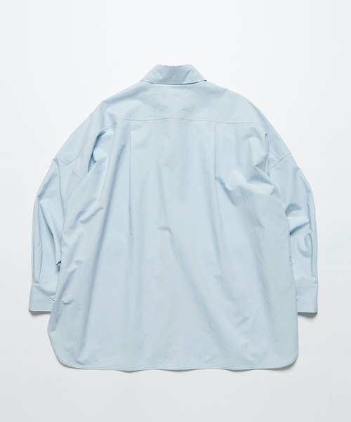 BASISBROEK（バシスブルック）の「VAKEN -SOLID-（シャツ/ブラウス・メンズ・サックスブルー/ネイビー・1/2）」の7枚目の写真