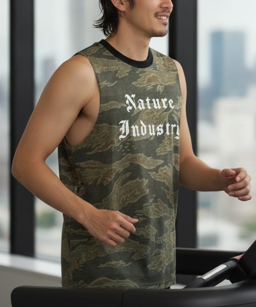RVCA(ルーカ)の「RVCA メンズ NATURE INDASTRY VENT TT タンクトップ 【2026年夏モデル】(タンクトップ・メンズ・ホワイト/ブラック/キャメル・SMALL/MEDIUM/LARGE/X-LARGE)」の3枚目の写真