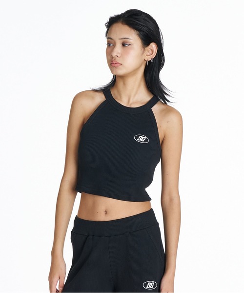 DC SHOES(ディーシーシューズ)の「DC Shoes ウィメンズ 26 WS TELECO SHORT HNTT タンクトップ 【2026年夏モデル】(タンクトップ・レディース・ホワイト/ブラック/ブラック系その他/ブラック系その他2・SMALL/MEDIUM/LARGE)」の2枚目の写真