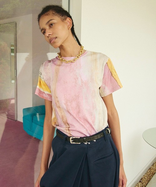 PRANK PROJECT(プランクプロジェクト)の「MINERAL PRINT TEE / MINERAL PRINT TEE(Tシャツ/カットソー・レディース・ピンク/ブルー・FREE)」の13枚目の写真