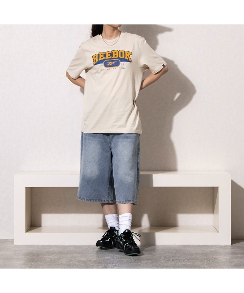 Reebok（リーボック）の「3D グラフィック Tシャツ / 3D GRAPHIC TEE（Tシャツ/カットソー・メンズ・グレイッシュベージュ・X-LARGE/SMALL/MEDIUM/LARGE）」の14枚目の写真