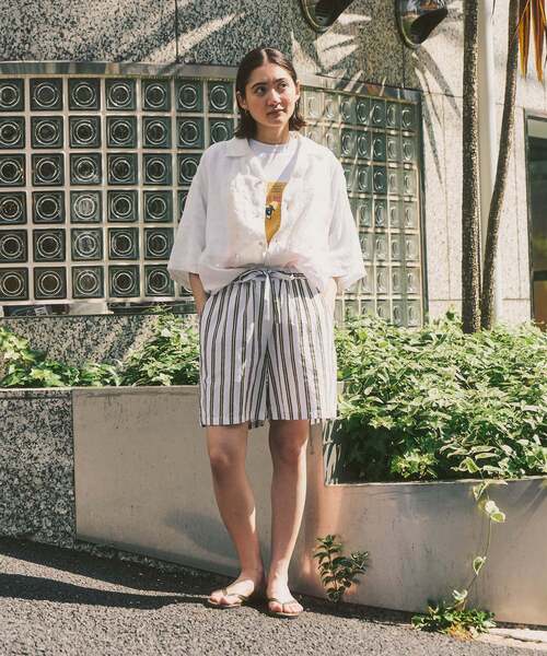 417 EDIFICE(フォーワンセブンエディフィス)の「追加|SAVIGNAC×417 グラフィックTシャツ(Tシャツ/カットソー・メンズ・ホワイト/アイボリー/オートミール/イエロー/ブルー系その他/ストーン/ホワイト系その他/ホワイト×ホワイト・LARGE/MEDIUM/SMALL)」の9枚目の写真