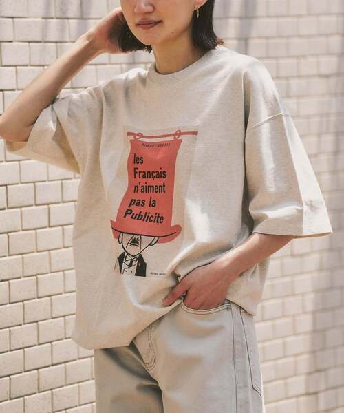 417 EDIFICE(フォーワンセブンエディフィス)の「追加|SAVIGNAC×417 グラフィックTシャツ(Tシャツ/カットソー・メンズ・ホワイト/アイボリー/オートミール/イエロー/ブルー系その他/ストーン/ホワイト系その他/ホワイト×ホワイト・LARGE/MEDIUM/SMALL)」の14枚目の写真