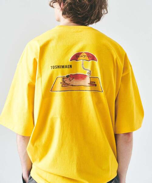 417 EDIFICE(フォーワンセブンエディフィス)の「追加|SAVIGNAC×417 グラフィックTシャツ(Tシャツ/カットソー・メンズ・ホワイト/アイボリー/オートミール/イエロー/ブルー系その他/ストーン/ホワイト系その他/ホワイト×ホワイト・LARGE/MEDIUM/SMALL)」の8枚目の写真