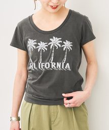 MIXTA（ミクスタ）の「Mixta / ミクスタ U NECK T-SHIRT PALM TREE（Tシャツ/カットソー）」