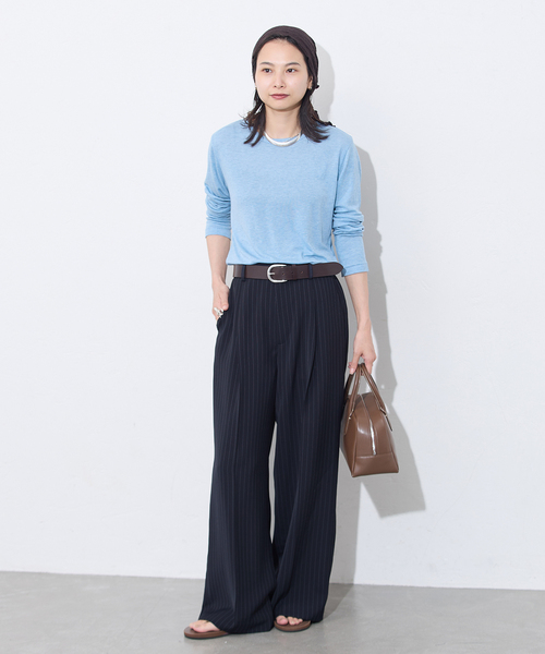 JOURNAL STANDARD(ジャーナルスタンダード)の「リラクションツイルイージースラックス(その他パンツ・レディース・ネイビー/チャコールグレー・38/36)」の9枚目の写真