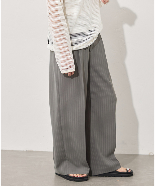 JOURNAL STANDARD(ジャーナルスタンダード)の「リラクションツイルイージースラックス(その他パンツ・レディース・ネイビー/チャコールグレー・38/36)」の6枚目の写真