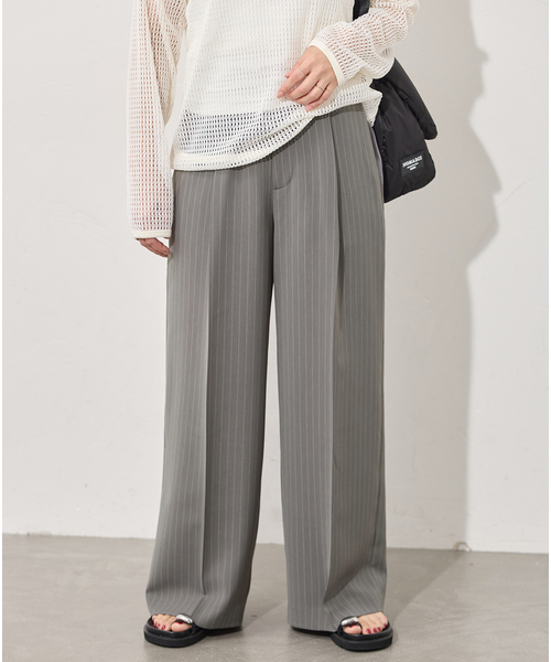 JOURNAL STANDARD(ジャーナルスタンダード)の「リラクションツイルイージースラックス(その他パンツ・レディース・ネイビー/チャコールグレー・38/36)」の5枚目の写真
