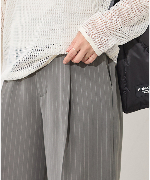 JOURNAL STANDARD(ジャーナルスタンダード)の「リラクションツイルイージースラックス(その他パンツ・レディース・ネイビー/チャコールグレー・38/36)」の4枚目の写真