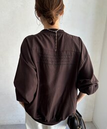 【WEB限定/新色追加】バックロゴシャツカーディガン