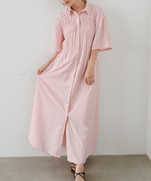 Bab | 【再登場・選べるサイズ展開】ビスチェ風シャツワンピース(シャツワンピース)