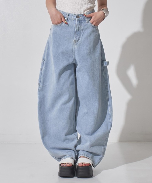 ANAP(アナップ)の「ハートポケット バレルカーゴパンツ(その他パンツ・レディース・ライトブルー/ブラック・S/M)」の16枚目の写真